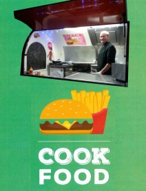 "Cook Food" à Noyal, le camion-restaurant propose des burgers.