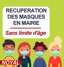 La distribution des masques lavables est mis à la disposition de l'ensemble des habitants sans conditions d'âge.