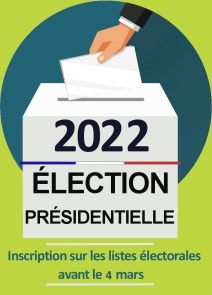 Présidentielle 2022: inscriptions sur les listes électorales.