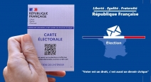La nouvelle carte électorale avec QR code