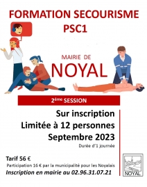 La commune de Noyal propose une formation d'apprentissage aux premiers secours