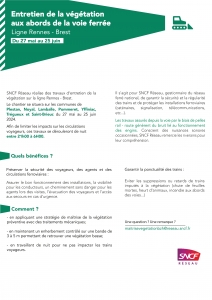 Entretien de la végétation Rennes - Brest