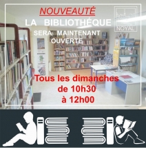 Nouveaux créneaux d'ouverture de la bibliothéque de Noyal