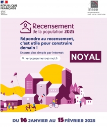 Le recensement de la population de Noyal aura lieu du 16 janvier au 15 février 2025