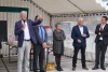 Inauguration du parvis de la gare à Lamballe-Armor